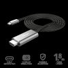Cablu Trust Calyx USB-C - HDMI, negru