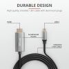 Cablu Trust Calyx USB-C - HDMI, negru