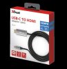 Cablu Trust Calyx USB-C - HDMI, negru