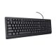 Tastatura cu fir Trust, negru