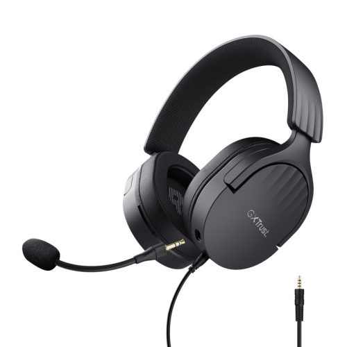 Casti Trust GXT 489 Fayzo cu fir, negru