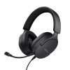 Casti Trust GXT 489 Fayzo cu fir, negru