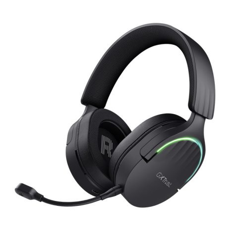 Casti Trust GXT 491P Fayzo cu fir, negru