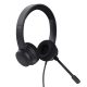 Casti Trust Ayda USB-ENC, negru