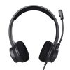 Casti Trust Ayda USB-ENC, negru