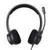 Casti Trust Ayda USB-ENC, negru