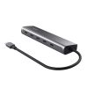 Hub Trust Halyx 5 x USB-C, gri