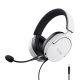 Casti Trust cu fir GXT 489W Fayzo, alb