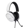 Casti Trust cu fir GXT 489W Fayzo, alb
