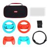 Pachet accesorii Trust pentru conosola Nintendo Switch, pachetul contine: husa de transport, 2 x prinderi Joy-Con, 2 x volan, sticla se
