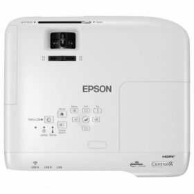   Proiector Epson EB-992F, 3LCD, 4000 lumeni, FHD 1920*1080, 16:9, 16.000:1, lampa 6.500 ore/ 17.000 ore Ecomode, zoom 1.6, dimensiune ma