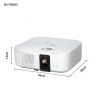 Proiector Epson EH-TW6250, 3LCD, 2.800 lumeni, 4k PRO UHD, 16:9, 35.000:1, lampa 4.500 ore/ 7.500 ore ecomode, corectie ± 30, zoom 1.62