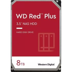 HDD NAS WD Red Plus, 8 TB, 5640 RPM, 256 MB, SATA III