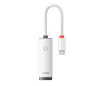 Adaptor Baseus Lite Type-C la RJ45, alb