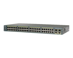 Cisco Catalyst Switch 2960-48PST Layer 2 - 48 x 10/100 PoE Ports - 2 x 1000BT - 2 x SFP - LAN Base Image - Managed