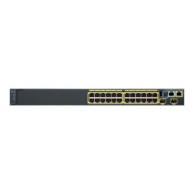 Cisco C2960S 24GigE PoE, 2x10G SFP+ LAN Base 