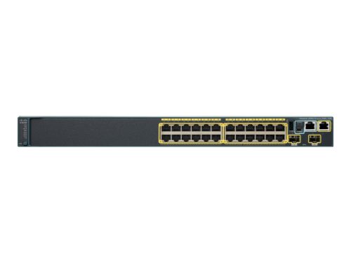Cisco C2960S 24GigE PoE, 2x10G SFP+ LAN Base 